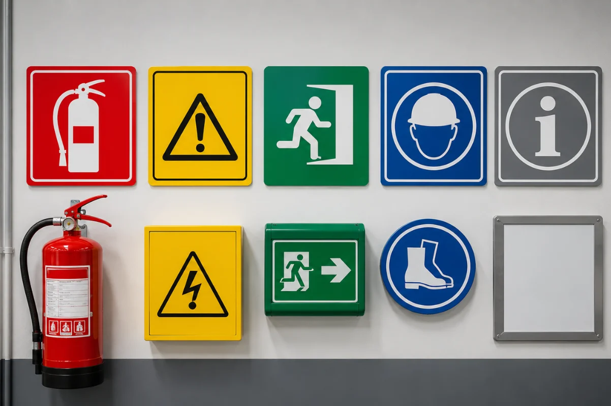 colores de la señalización de seguridad